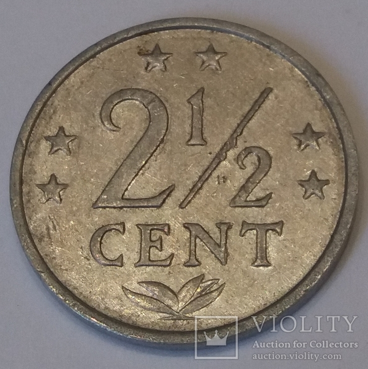 Нідерландські Антильські острови 2½ центи, 1980