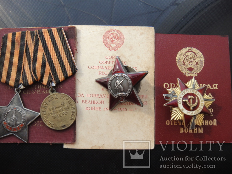 Награды СССР боевые и юбилейные с документами на одного человека, фото №5