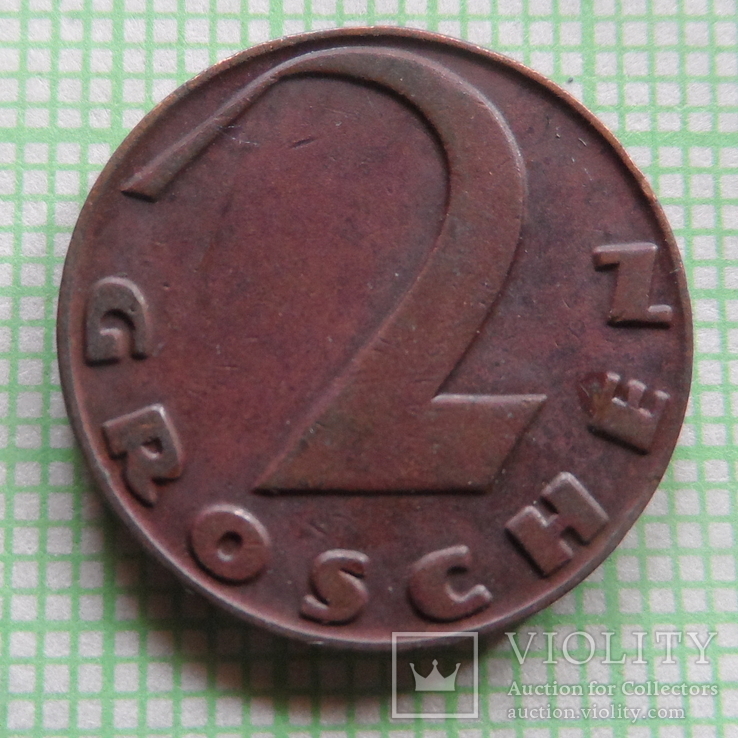 2 грошен  1930  Австрия   (,Р.1.14)~, фото №2