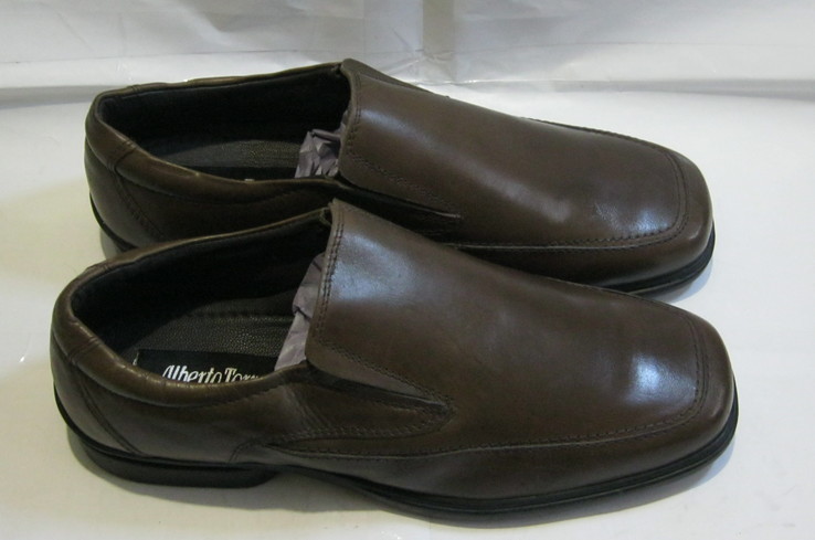 Кожаные туфли 40 р. Alberto Torresi, фото №2