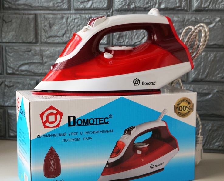 Утюг Domotec MS 2298 Ceramic, керамическая подошва, паровой удар, photo number 2