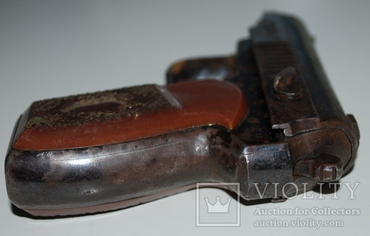 Уменьшеная реплика пистолета Макарова, с Тризубом - заготовка под зажигалку., фото №7