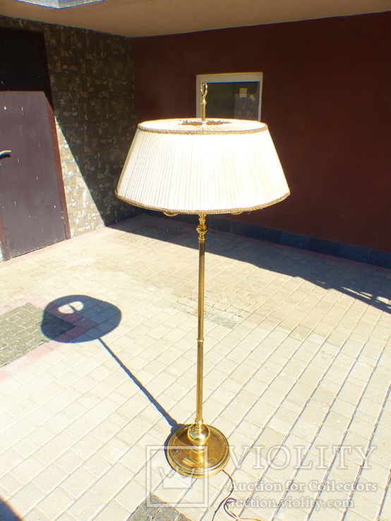 Элегантный торшер винтажного возраста, 5 лампочек, фото №11