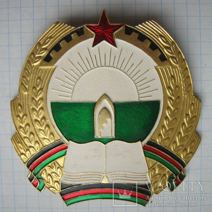 Сов Союз делал для Афгана в 1986-м: ОГРОМНАЯ кокарда - смотрите на линейку (алюминий), фото №2