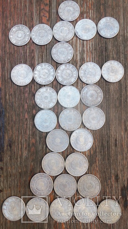 50 Сен 1906-1917  30 монет