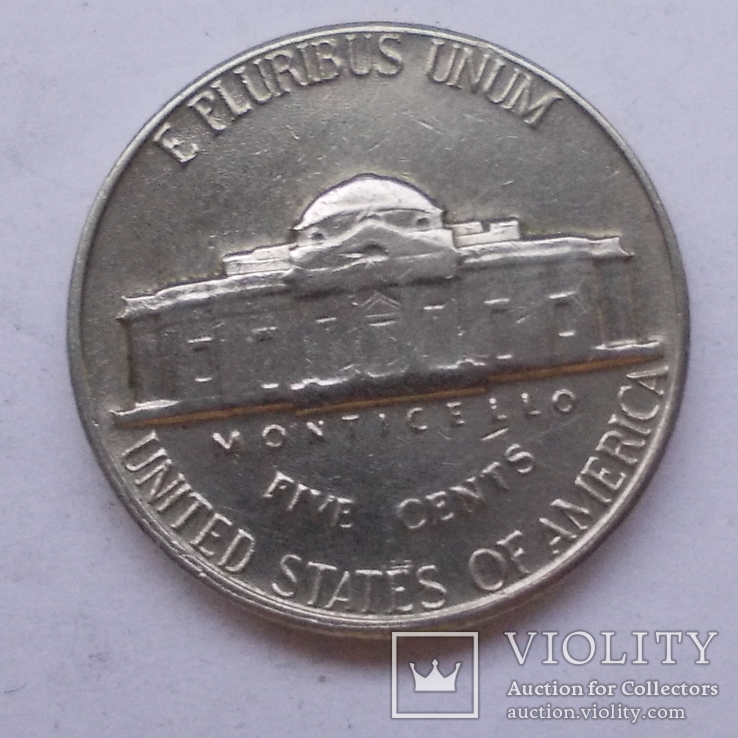 США 5 центов 1969 года. D, фото №2