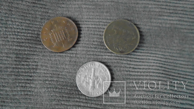 Три монеты США-Польша, фото №3