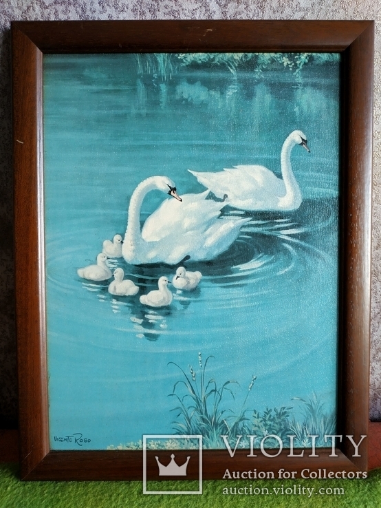 Картина Лебеди Виценте Росо, фото №2