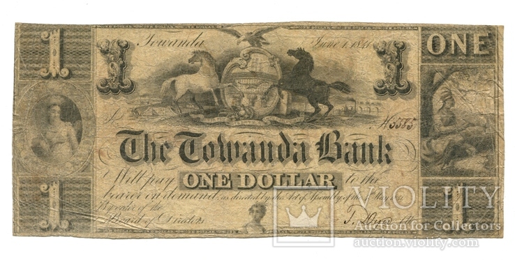 1 доллар 1841 года.