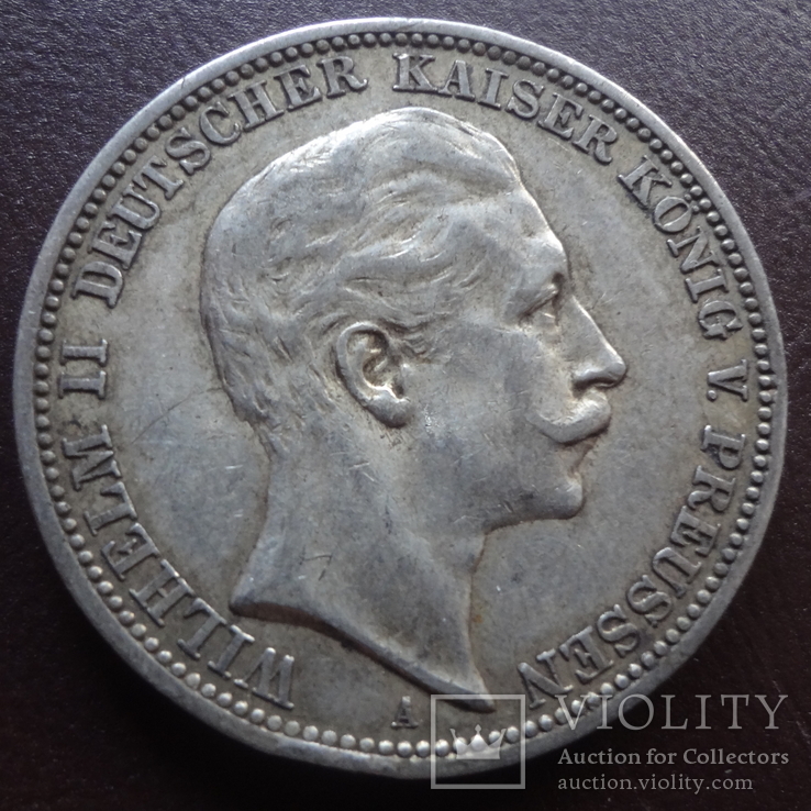 3 марки  1909 Германия  серебро      (F.4.1)~, фото №2