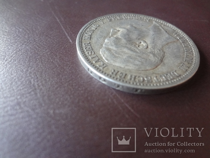 3 марки  1909 Германия  серебро      (F.4.1)~, фото №4