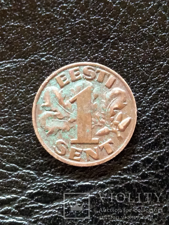 1 цент 1929 Эстония, фото №2