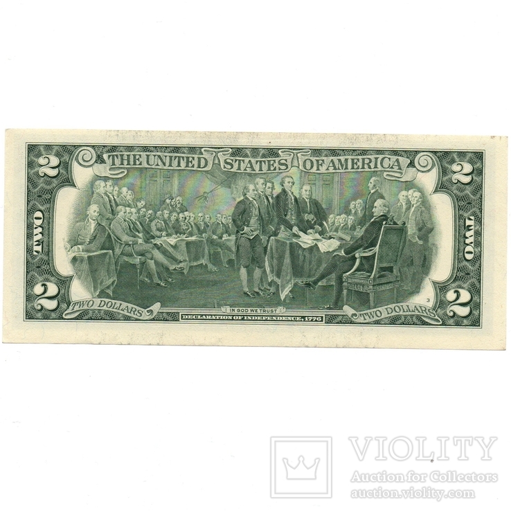 2 dollars, USA, series 2009 B, фото №3