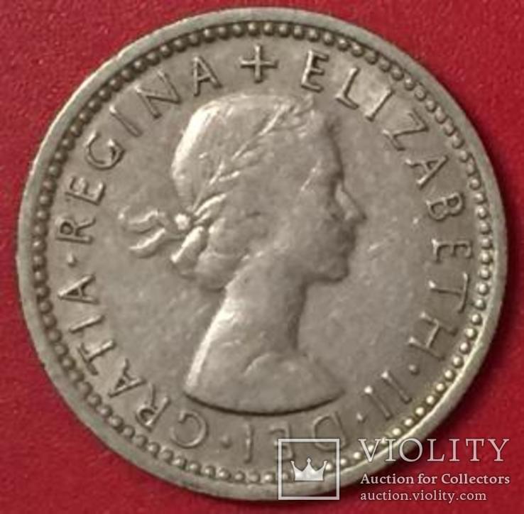Великобританія 6 Pence 1963, фото №3