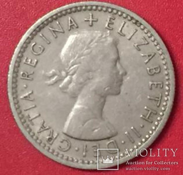Великобританія 6 Pence 1960, фото №3