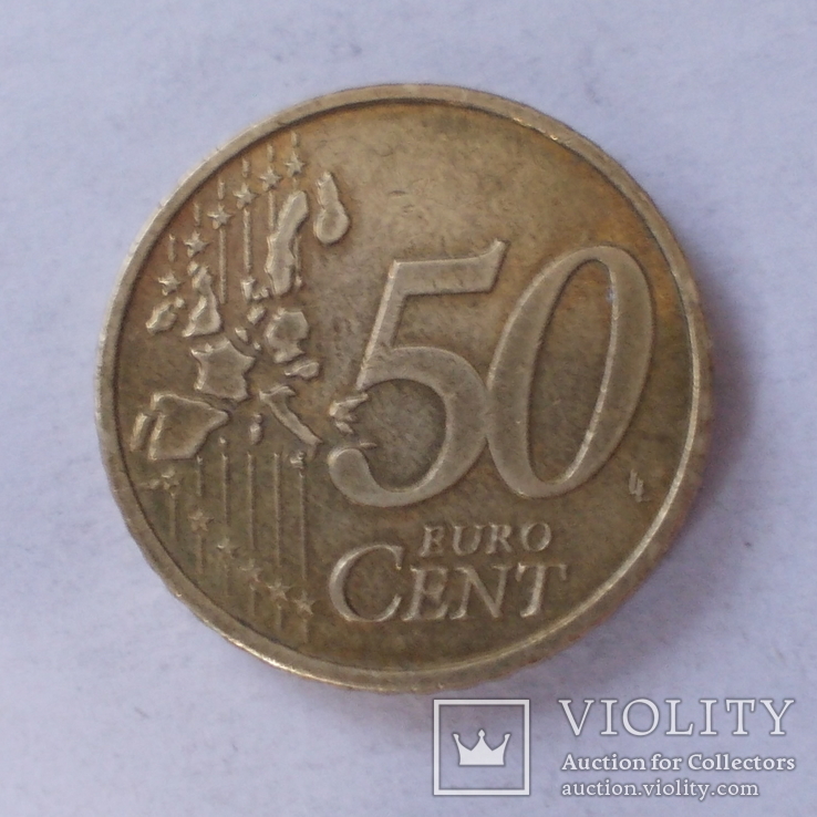 Австрия 50 евроцентов 2002 года., фото №4