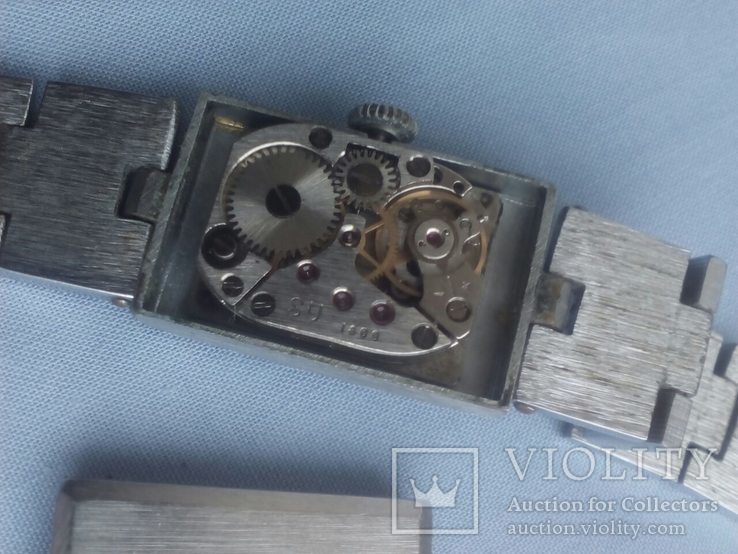 Часы ЛУЧ женские прямоугольные с браслетом, фото №12