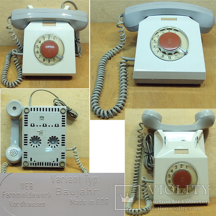 Телефон стационарный,проводной из ГДР, фото №2