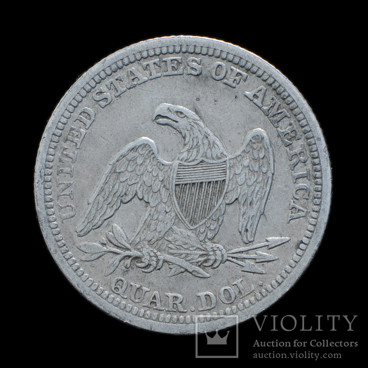 25 Центов / Квотер 1858, США