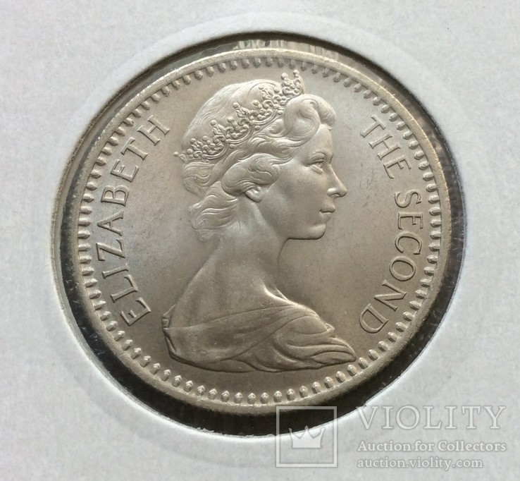Родезия. 2 шиллинга 6 пенсов = 25 центов 1964 г. UNC, фото №4