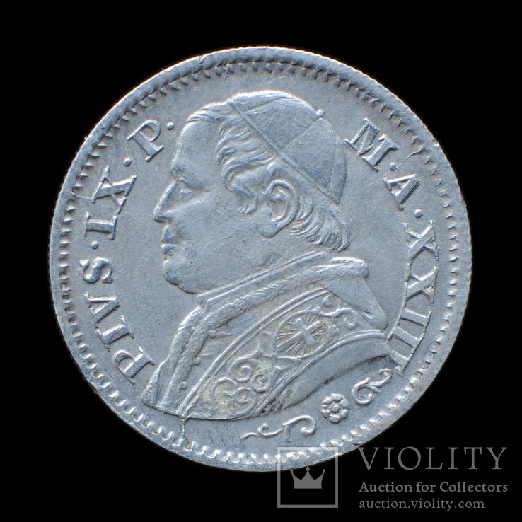 10 Сольди / 50 Чентезими 1868, Папская Область / Ватикан