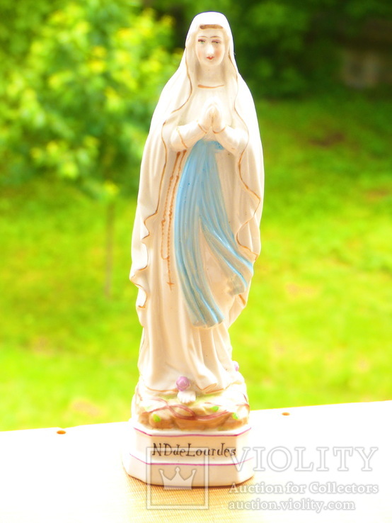 Статуэтка "Дева Мария" Италия - фарфор - Lady of Lourdes - 30 см, фото №2
