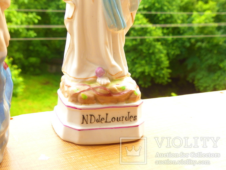 Статуэтка "Дева Мария" Италия - фарфор - Lady of Lourdes - 30 см, фото №4