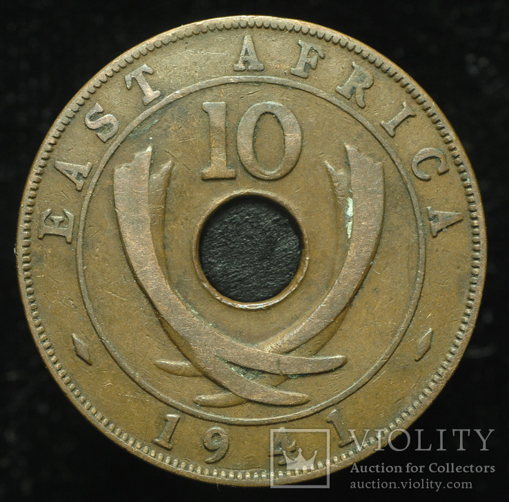 Британская Восточная Африка 10 центов 1941