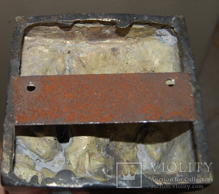 Воин бронзовый, 70 см.,(с камнем)(камень - 5 см) подписной, 17 кг, фото №8