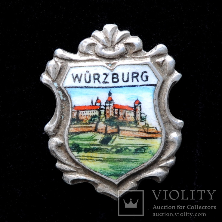 Немецкий значек города Вюрцбург, Бавария, фото №2