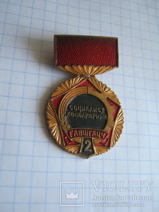 Знак Монголии Социалист 2