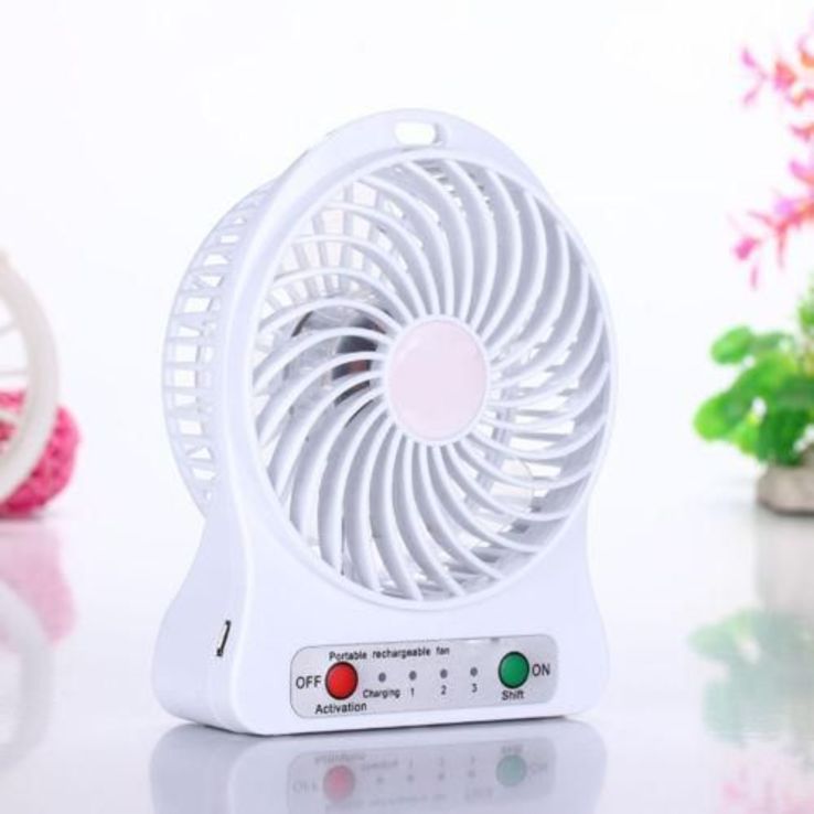 Портативный настольный вентилятор с АКБ18650 Мини вентилятор mini fan xsfs-01, photo number 3