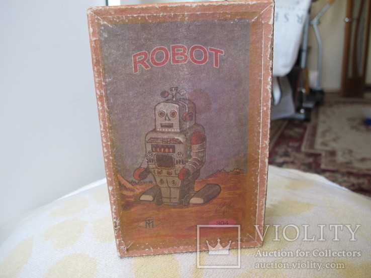 Робот заводная игрушка Старая, фото №8