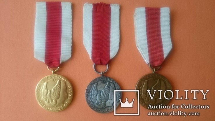 Медали за заслуги в обороне I-II-III степени, фото №2