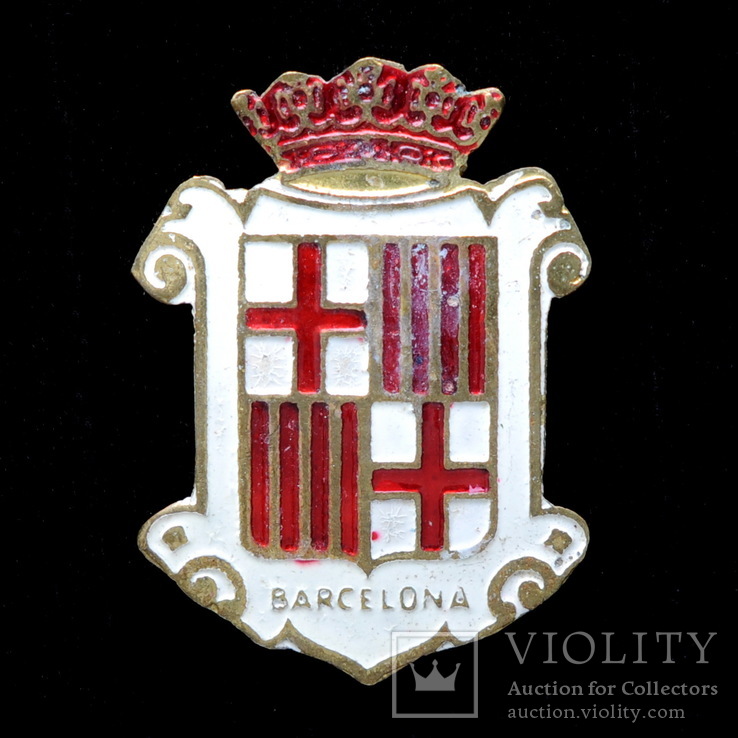 Испанский значек города Барселона, фото №2