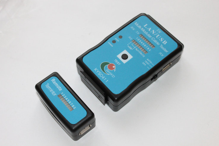 Сетевой тестер Lan Rj45+USB провод прозвонка витой пары+USB провода, photo number 7
