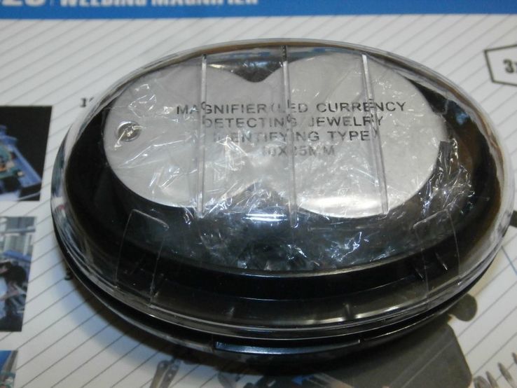 Лупа Magnifier 9888 40x кратное увеличение с LED и ультрафиолетовой подсветкой., фото №7
