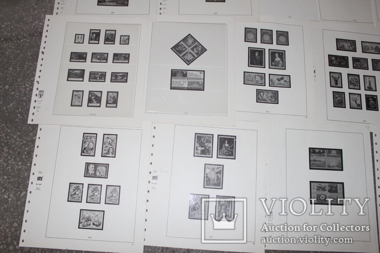 Сторінки для марок з видами марок різних країн і років. Rene Olinger Septfentaines, фото №6