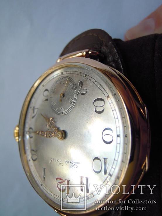 Золотые часы Louis Grisel 14К, фото №8