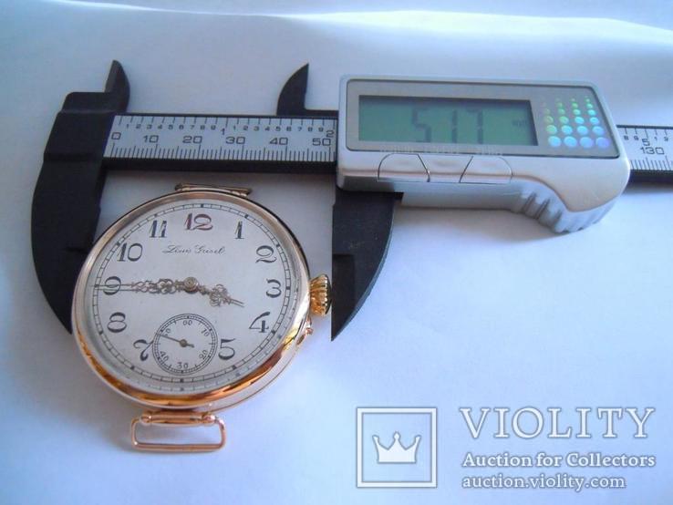 Золотые часы Louis Grisel 14К, фото №13