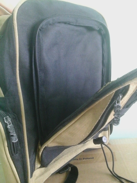 Брезентовый рюкзак Class, 38×34×12, для пикников, школы, фото №8