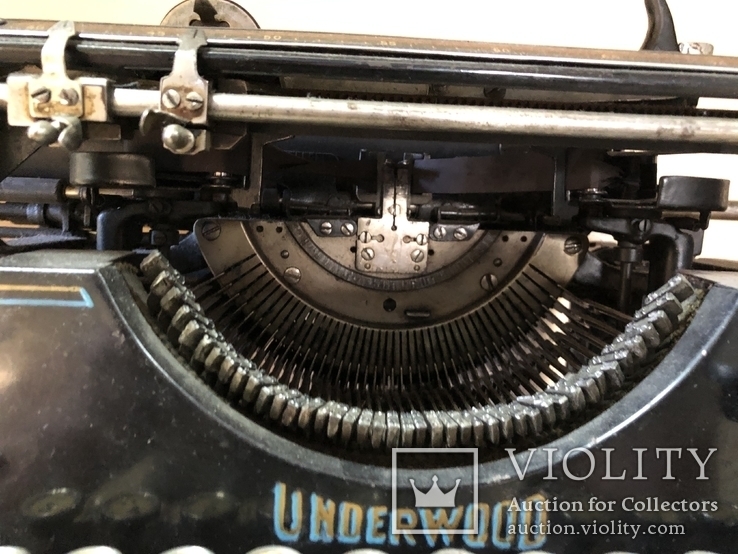 Старинная печатная машинка Ундервуд, фото №6