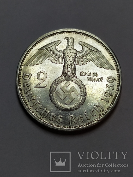 2 марки 1939 А, серебро