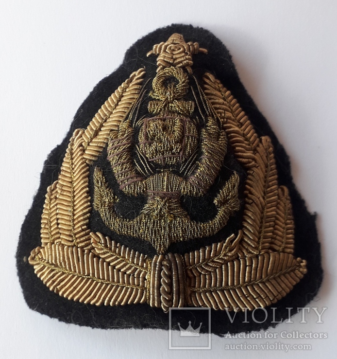 Шитая кокарда ВМФ (Высший командный состав), фото №2