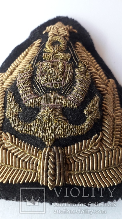 Шитая кокарда ВМФ (Высший командный состав), фото №8