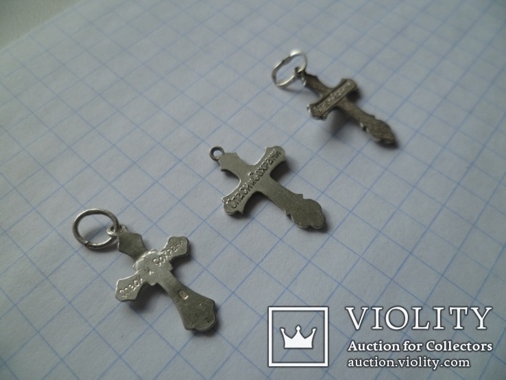 Три маленьких серебряных крестика., фото №6