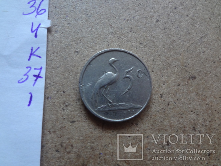 5  центов 1977  Африка   (К.37.1)~, фото №4