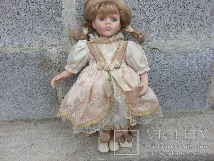 Фарфоровая кукла с клеймом, фото №2