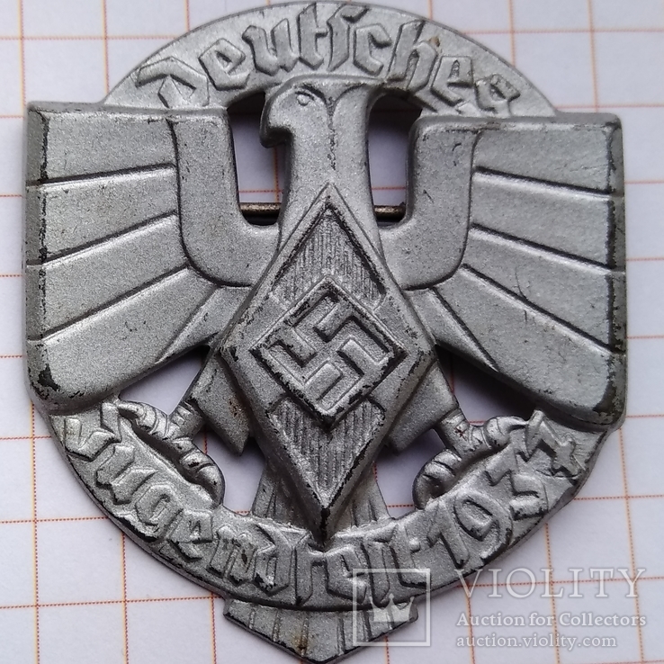 Знак молодежной организации Гитлерюгент 1937г., фото №2