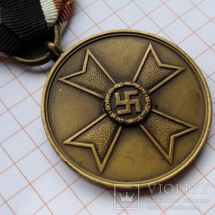 Медаль KVK без мечей тяж.метал 1939г., фото №8